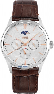 Buy this new Oris Artelier Complication 01 781 7729 4031-07 5 21 65FC mens watch for the discount price of £1,657.00. UK Retailer.